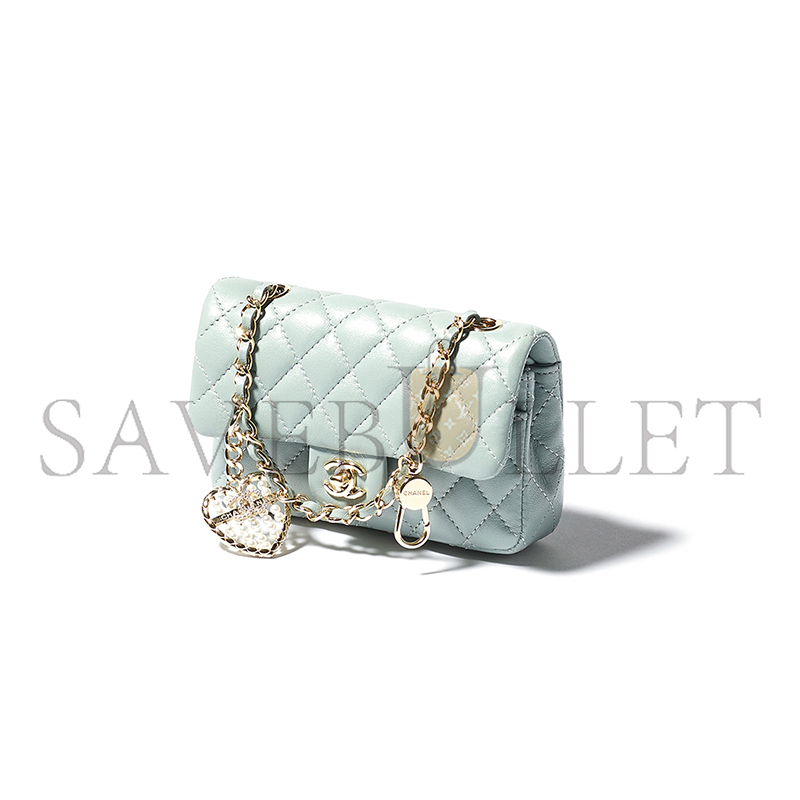 Ch*el classic mini bag with hook ap4760 (12*8*5cm)
